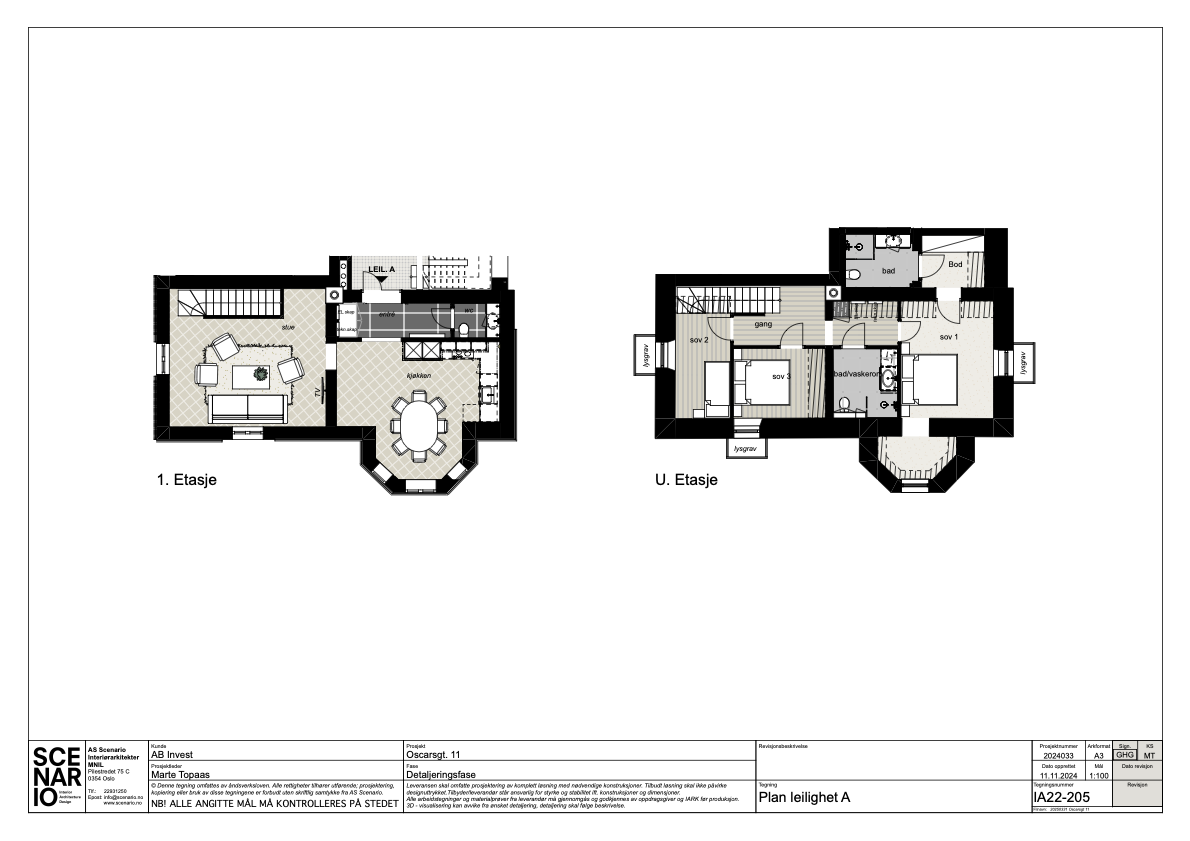 IA22 205 Plan leilighet A