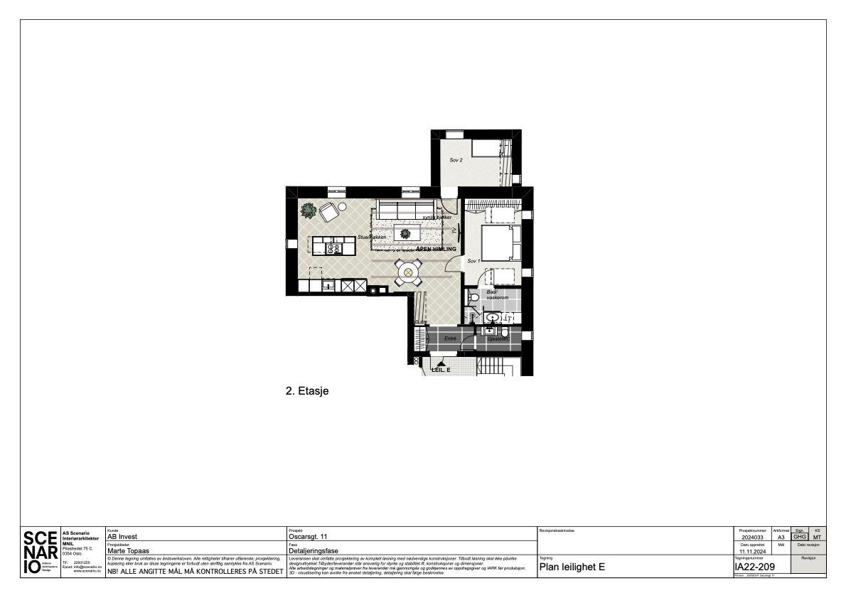 IA22 209 Plan leilighet E
